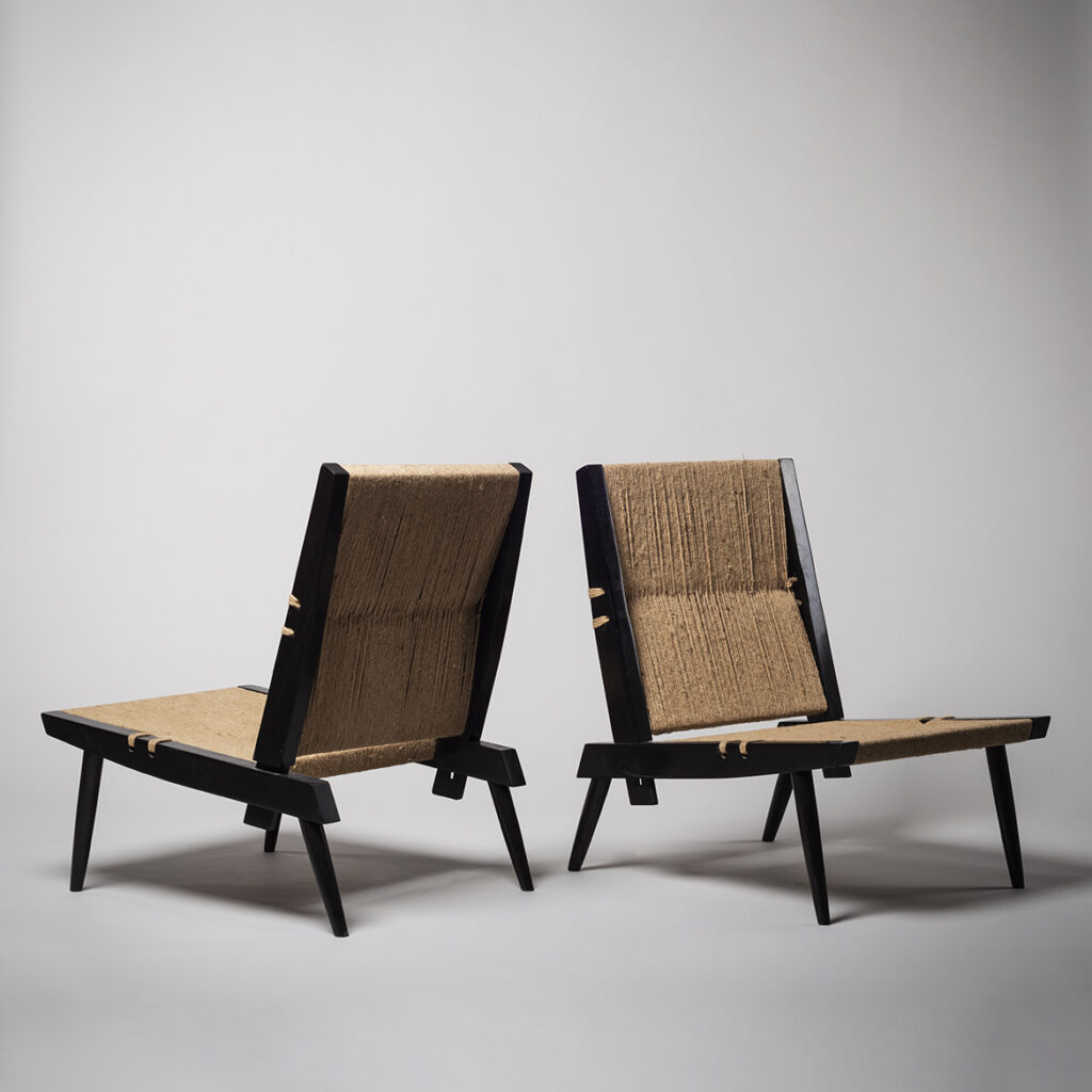 Pair of lounge chairs