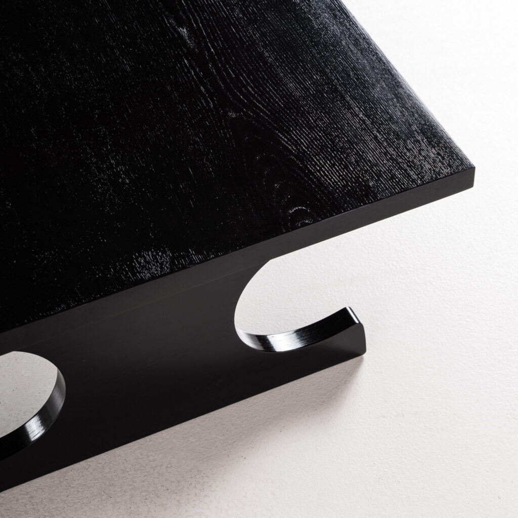 Lacquered Fumi Table by Isamu Kenmochi