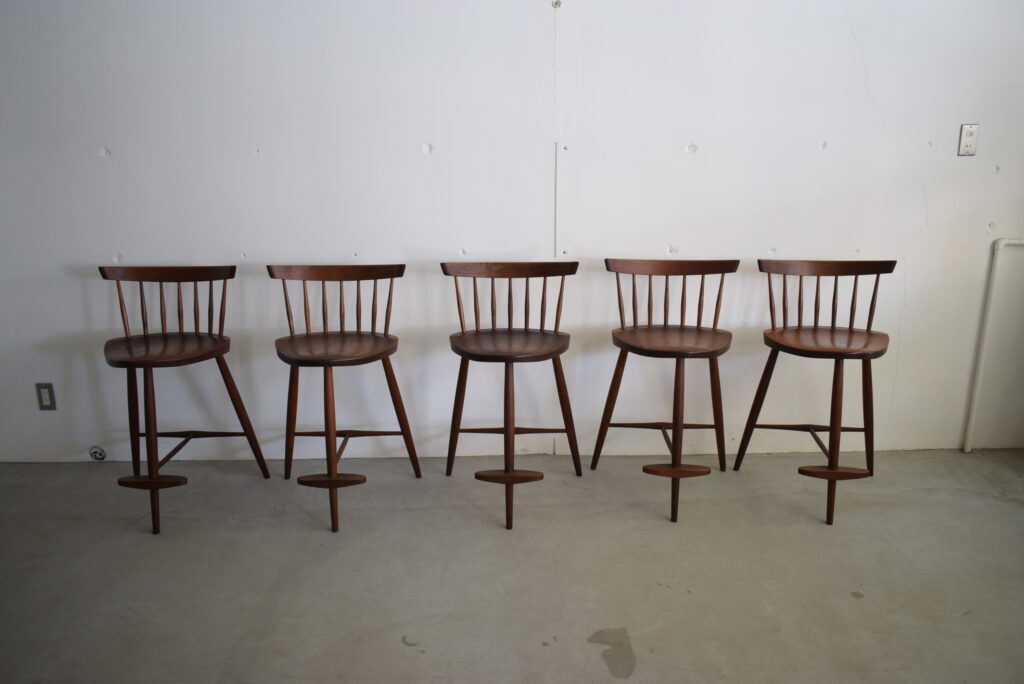 Set of 5 Mira high chairs